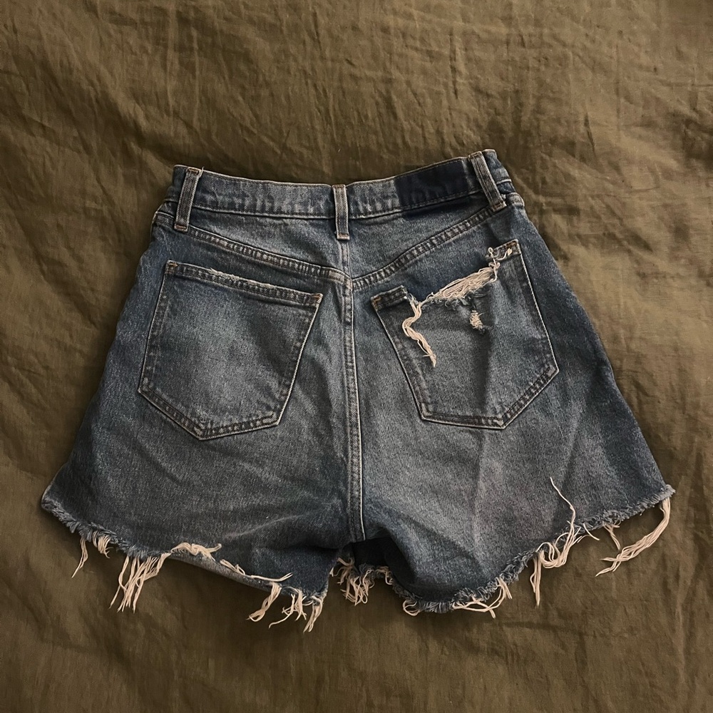 Abercrombie and Fitch Curve Love High Rise 4" Mom Short